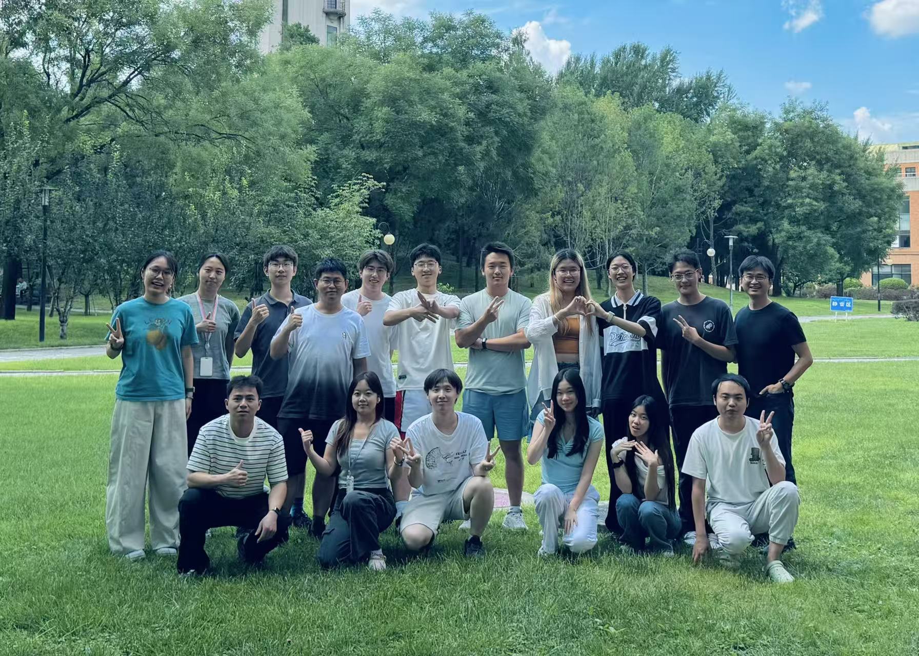 Lab-wide summer group photos
